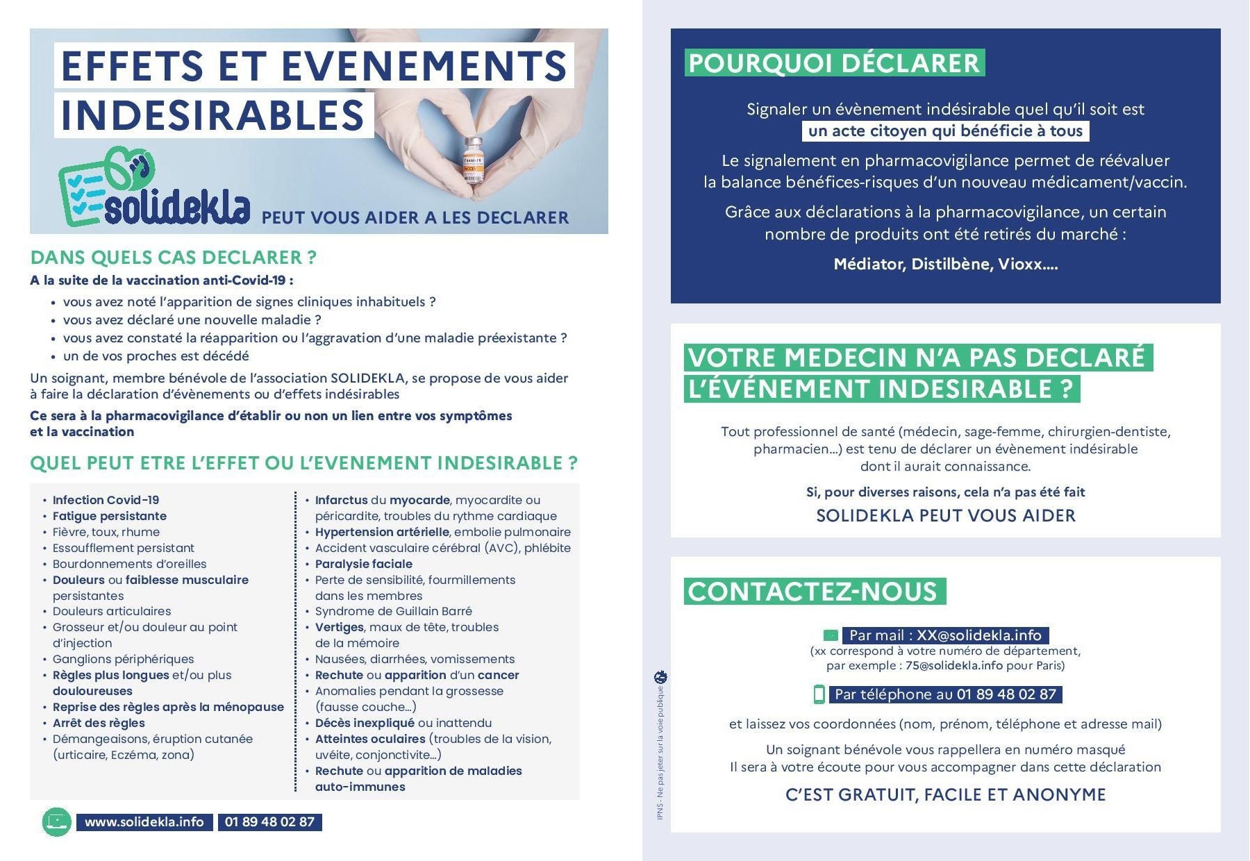 Solidekla - Flyer recto